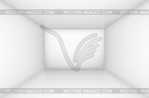 White empty room - vector image