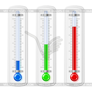 Temperature indicators - vector image