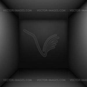 Black room - vector clipart