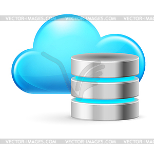 Cloud computing - vector image