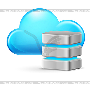 Cloud computing - vector image