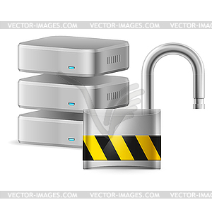 Computer security concept - vector image