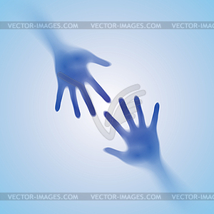 Helping Hand - vector clipart