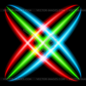 Abstract Rainbow Ray - vector clipart