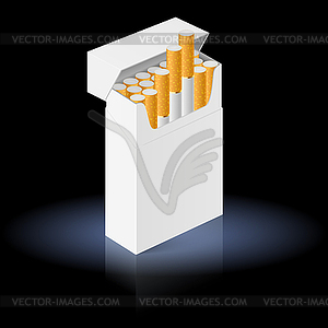 Pack of cigarettes - vector image