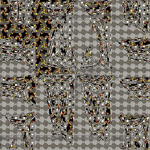 Seamless set of patterned texture - vector image