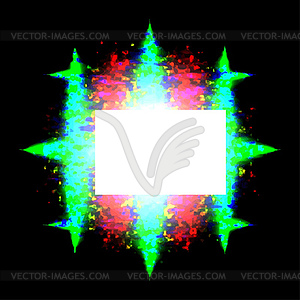 Figured glowing pattern - vector image