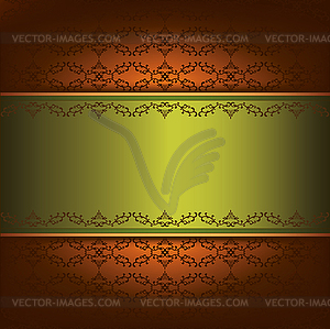 Vintage background with pattern and decorative - vector image