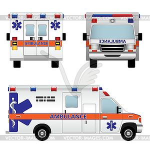 Ambulance car - vector clipart