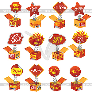 Price box - vector clipart