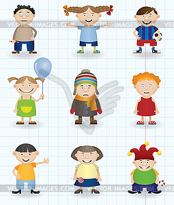 Children - vector image