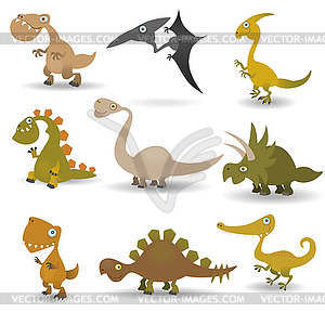 Dinosaurs set - vector image