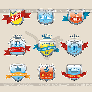 Shields - vector clipart