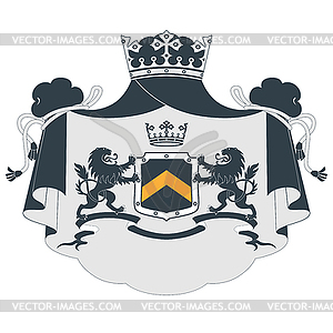 Coat of arms - royalty-free vector image