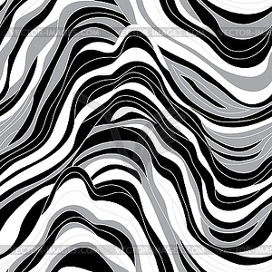 Seamless texture with waves - vector image