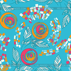 Beautiful seamless floral pattern - vector image