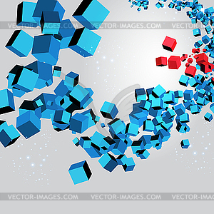 Geometric abstract background - vector image