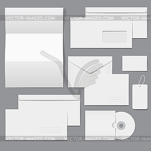 Blank Business Corporate Templates - vector clipart