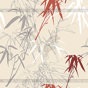 Bamboo seamless texture.  - vector image