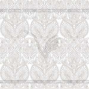 Seamless greek Art Nouveau pattern - vector clipart