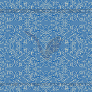 Seamless greek Art Nouveau pattern - vector clipart