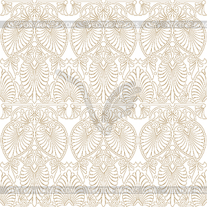 Seamless greek Art Nouveau pattern - vector clip art