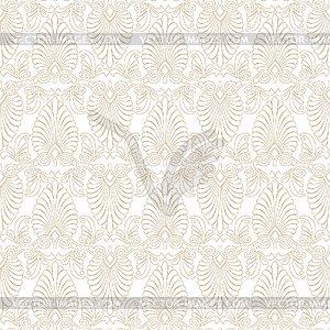 Seamless greek Art Nouveau pattern - vector clipart