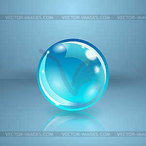 Realistic sphere or ball.  - royalty-free vector image