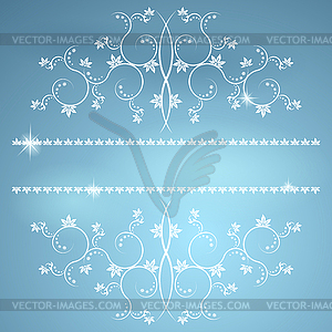 Frame with monograms for design and decorate - vector clipart