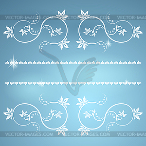 Frame with monograms for design and decorate - vector clip art