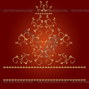 Frame with monograms for design and decorate - vector image