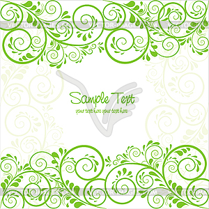 Background with ornaments - vector image