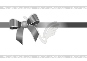 Black ribbon - vector image