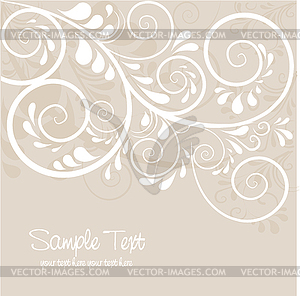 Background with ornaments - vector clipart