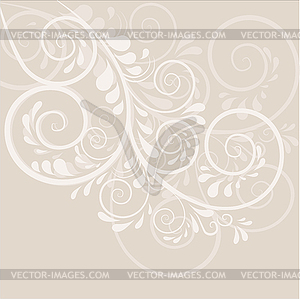 Background with ornaments - vector clipart