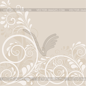 Background with ornaments - vector clip art