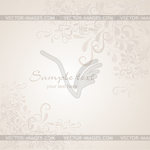 Background with ornaments - vector image