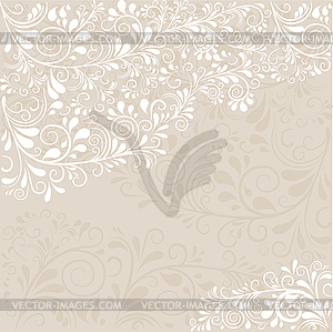 Background with ornaments - vector image