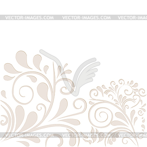 Background with ornaments - vector clip art