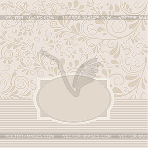 Background with ornaments - vector clipart