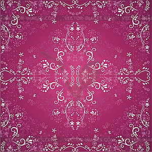 Background with ornaments - vector clipart