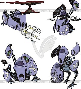Robots - vector clipart