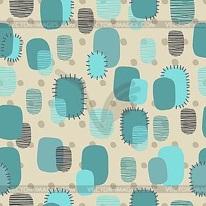 Abstract pattern with patch - vector clip art