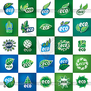 Logo eco - vector clip art