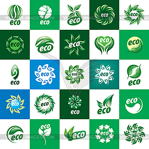 Logo eco - vector image