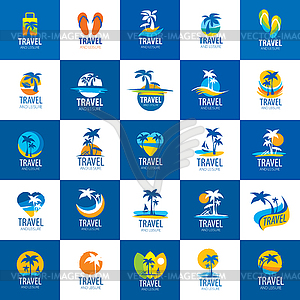 Logo travel - vector image