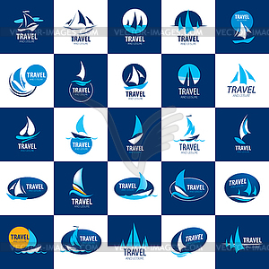 Logo Yacht - vector image