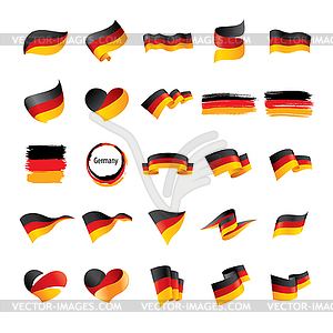 Germany flag, - vector image