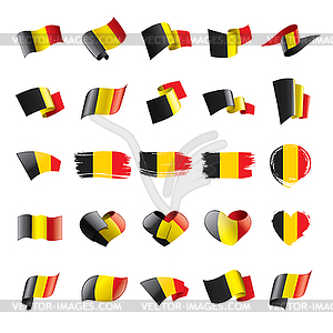 Flag of Belgium, - vector image