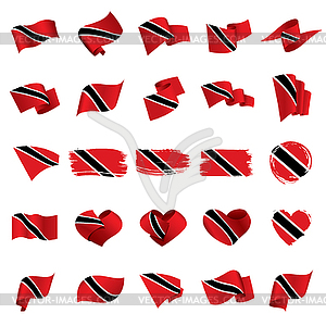 Trinidad and tobago flag, - vector clipart